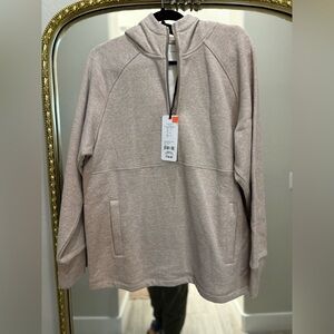 NWT VARLEY Stirling half zip hoodie